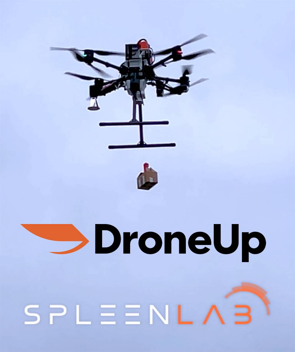 DroneUp partners with Spleenlab to make drone autonomy safer using their VISIONAIRY® software