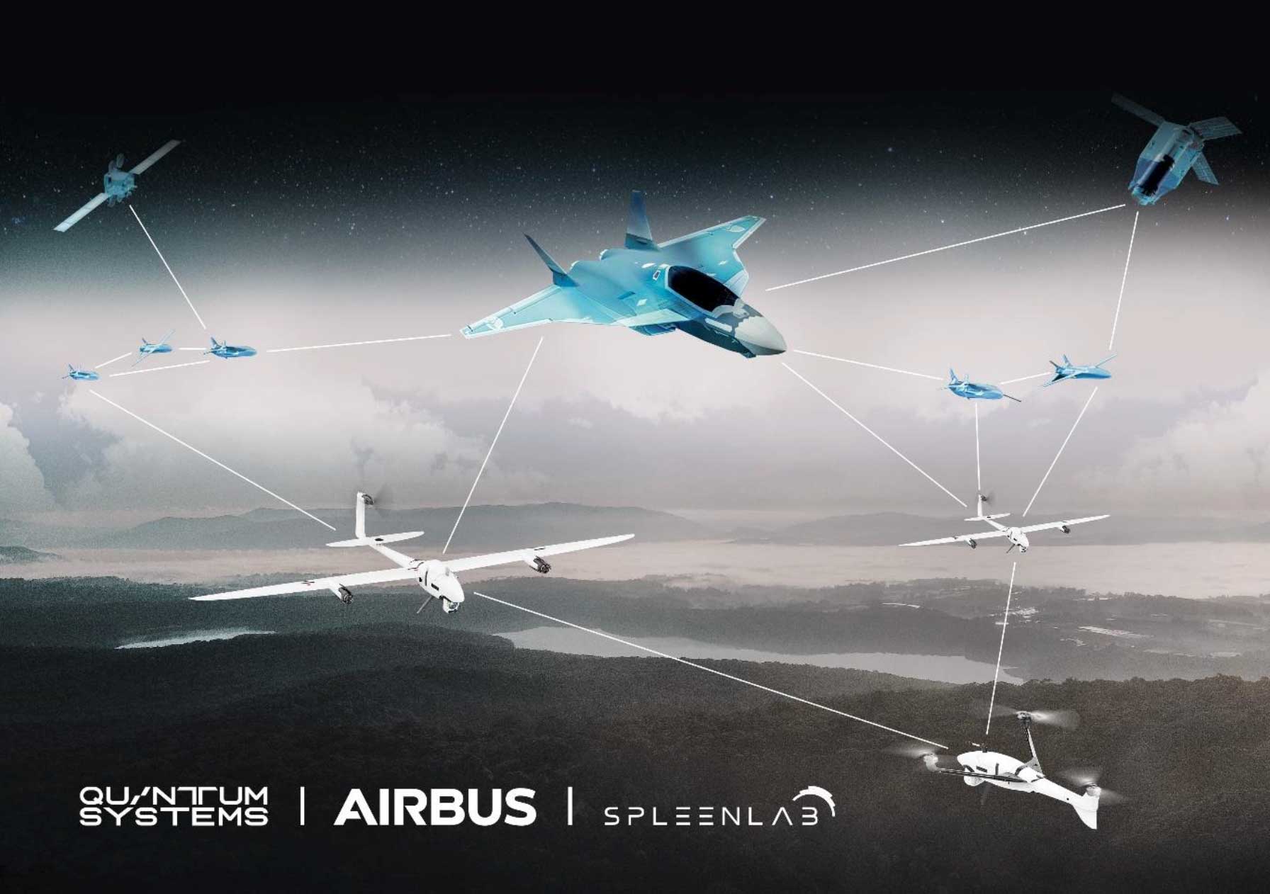 Quantum Systems partners with Airbus Defense and Space & Spleenlab in a research effort on AI and swarming in tactical UAS